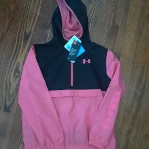 Under Armour girl  Size M Packable Jacket Pink